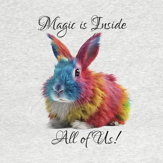 Colorful Bunny Magic by DavisDesigns79